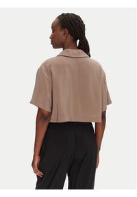 ACCESS FASHION Koszula 53-7043-405 Beżowy Loose Fit. Kolor: beżowy. Materiał: syntetyk #4