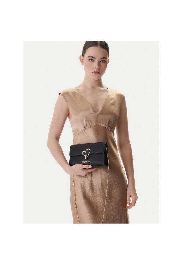 Love Moschino - Torebka LOVE MOSCHINO. Kolor: czarny