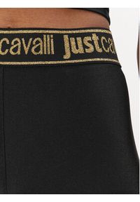 Just Cavalli Legginsy 76PAC1A0 Czarny Skinny Fit. Kolor: czarny. Materiał: syntetyk