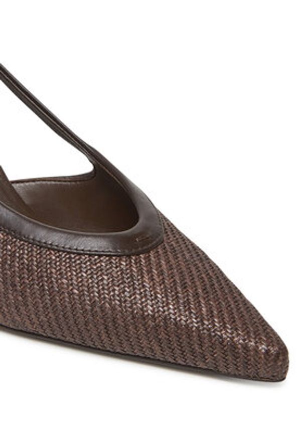 Max Mara Szpilki Strawpump 2514521312600 Brązowy. Kolor: brązowy. Materiał: materiał. Obcas: na szpilce