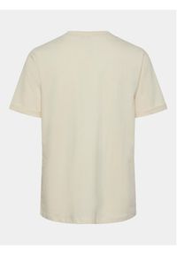 Pieces T-Shirt Ria 17086970 Beżowy Regular Fit. Kolor: beżowy. Materiał: bawełna #5