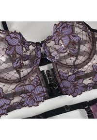 Intica - Zestaw bieliźniany z tiulowym pasem i koronkowymi detalami Rosely. Kolor: wielokolorowy. Materiał: tiul, koronka #10