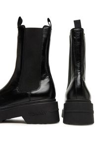 Tommy Jeans Sztyblety Tjw Chunky Shiny EN0EN02888 Czarny. Kolor: czarny. Materiał: skóra #4