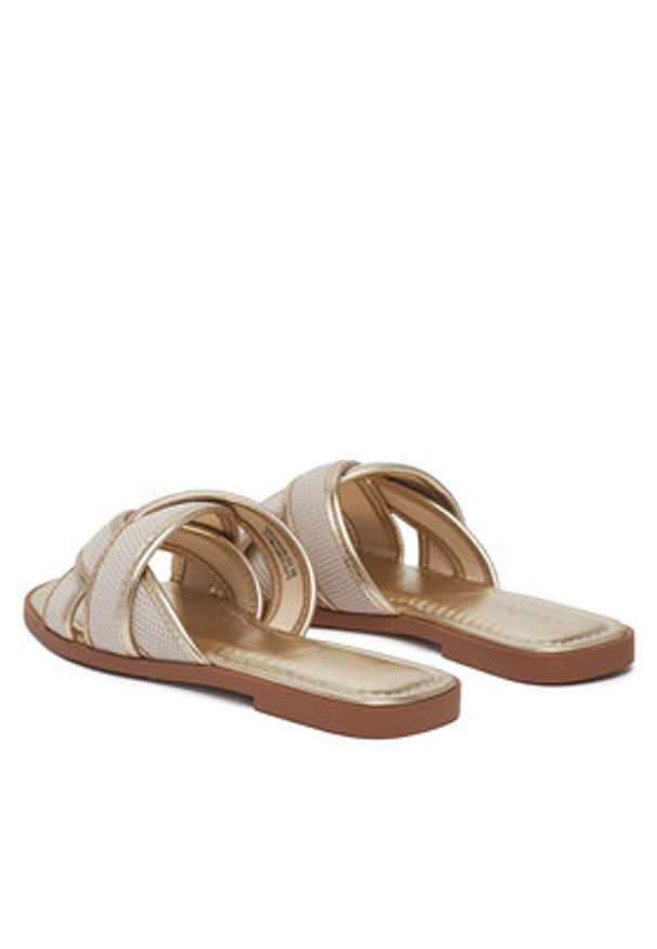 Jenny - JENNY Klapki WS24006-03 Beżowy. Kolor: beżowy. Materiał: materiał