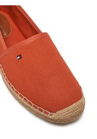 TOMMY HILFIGER - Tommy Hilfiger Espadryle Flag Canvas Espadrille FW0FW08541 Czerwony. Kolor: czerwony. Materiał: materiał #3