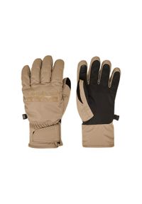 Quiksilver - Rękawice do sportów zimowych techniczne dla Mężczyzn CROSS. Kolor: brązowy. Materiał: poliester, materiał. Sezon: zima. Sport: narciarstwo #1