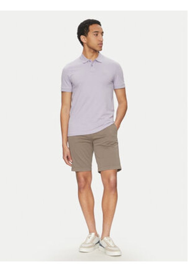 BOSS Szorty materiałowe 50536723 Beżowy Slim Fit. Kolor: beżowy. Materiał: bawełna