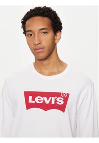 Levi's® Longsleeve Graphic Tee 36015-0010 Biały Regular Fit. Kolor: biały. Materiał: bawełna. Długość rękawa: długi rękaw