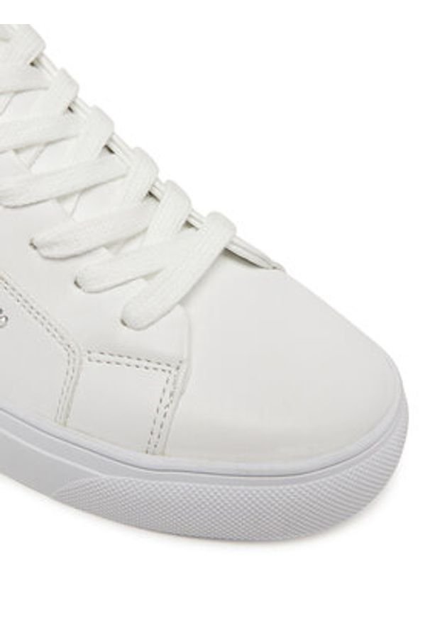 DKNY Sneakersy Adira K2420300 Biały. Kolor: biały. Materiał: skóra