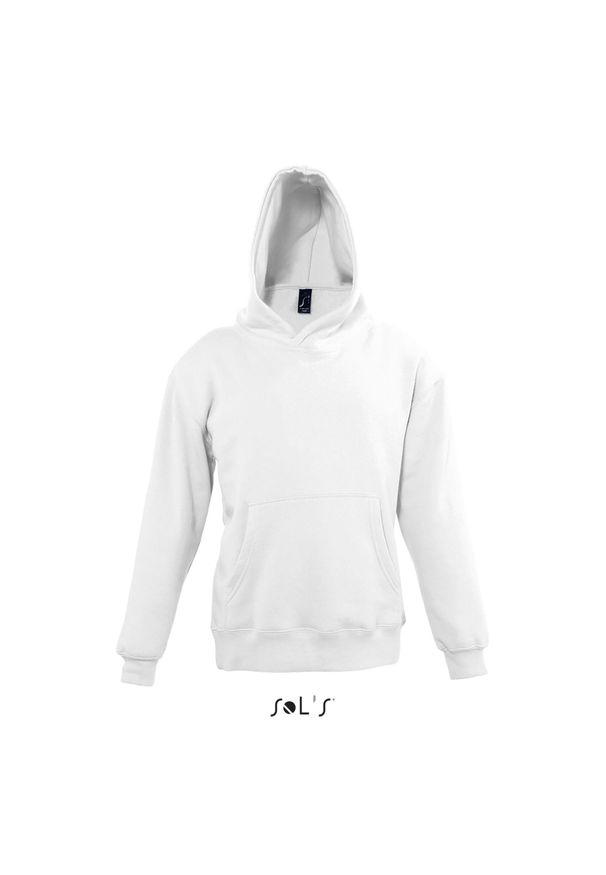 SOL'S - Bluza z kapturem dla dzieci Sol's Slam. Typ kołnierza: kaptur. Kolor: biały