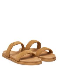 Inuikii Klapki Slaps 1004.003.0671 Beżowy ciemny. Kolor: beżowy. Materiał: zamsz, skóra #3