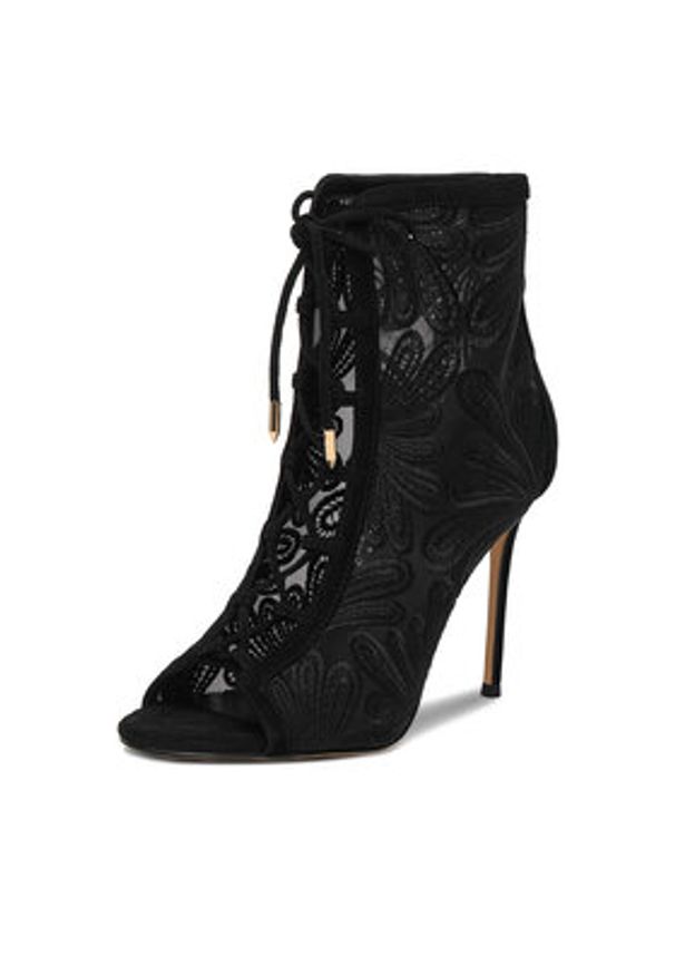 Eva Minge Botki EO-SASHA-LT18006-205 Czarny. Kolor: czarny. Materiał: materiał