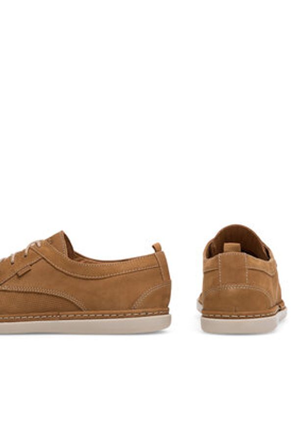 Lasocki Półbuty VITO-11 MB Brązowy. Kolor: brązowy. Materiał: nubuk, skóra