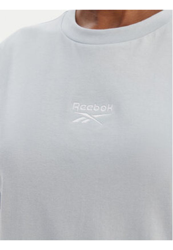 Reebok Sukienka codzienna Surya RK25502CCW Błękitny Regular Fit. Okazja: na co dzień. Kolor: niebieski. Materiał: bawełna. Typ sukienki: proste. Styl: casual