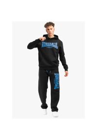 Bluza z kapturem Lonsdale Chatsworth. Typ kołnierza: kaptur. Kolor: czarny, niebieski, wielokolorowy. Wzór: kolorowy #1