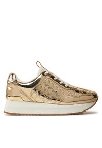 MICHAEL Michael Kors Sneakersy Raina Trainer 43F4RNFSAE Złoty. Kolor: złoty. Materiał: skóra #1