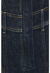 Guess - Kombinezon jeansowy. Okazja: na co dzień. Kolor: niebieski. Materiał: jeans. Długość rękawa: bez ramiączek. Długość: długie. Wzór: gładki. Styl: casual #2