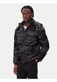 Guess Kurtka zimowa M5BL2L WGZF2 Czarny Regular Fit. Kolor: czarny. Materiał: syntetyk. Sezon: zima