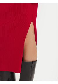 TwinSet - TWINSET Spódnica ołówkowa 242TT3026 Czerwony Slim Fit. Kolor: czerwony. Materiał: syntetyk, wiskoza