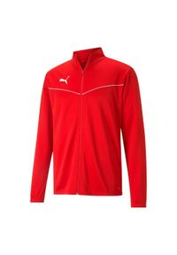 Puma - Męska Kurtka Treningowa TeamRISE. Kolor: czerwony