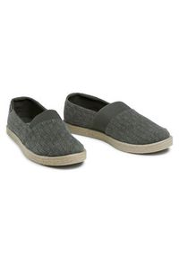 Quiksilver Espadryle AQYS700053 Szary. Kolor: szary. Materiał: materiał