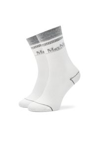 Max Mara Leisure Skarpety długie Gabarra 2426556018 Szary. Kolor: szary. Materiał: materiał, bawełna