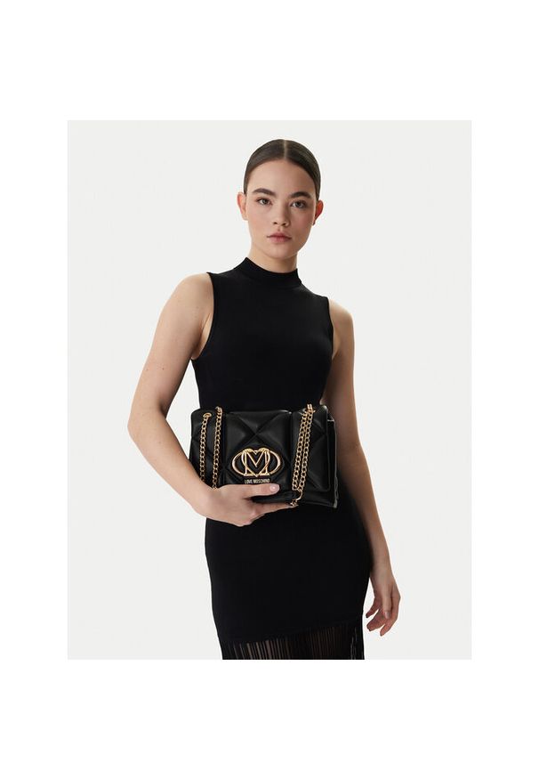 Love Moschino - Torebka LOVE MOSCHINO. Kolor: czarny