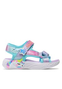 skechers - Skechers Sandały Majestic Bliss 302682L/PRMT Kolorowy. Materiał: materiał. Wzór: kolorowy #1