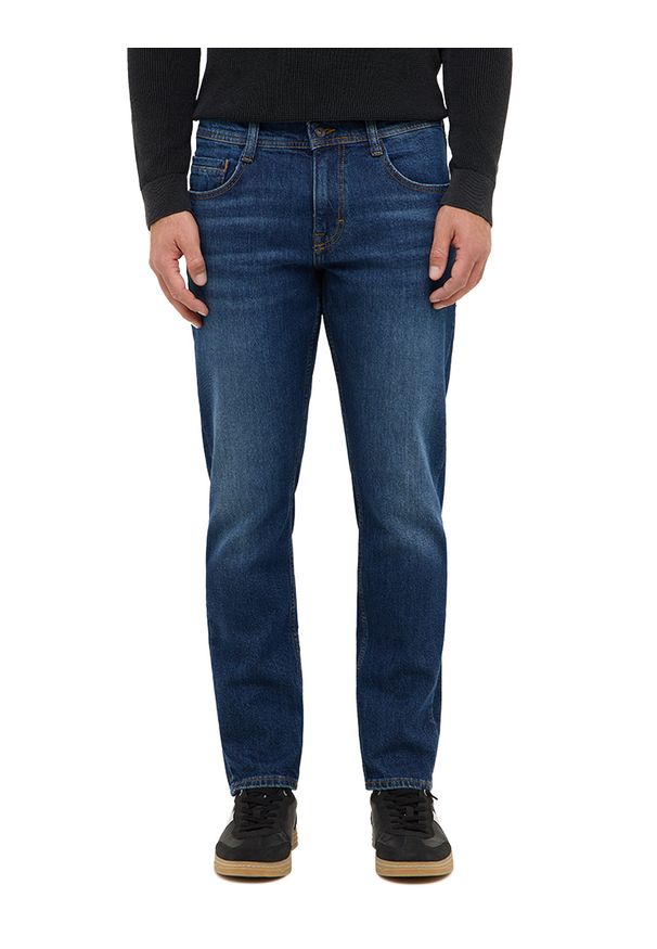 Męskie Spodnie jeansowe Mustang Style Denver Straight Denim Blue 1016817 5000 883