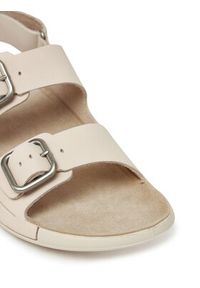 ecco - ECCO Sandały Cozmo 20690302378 Écru. Materiał: skóra