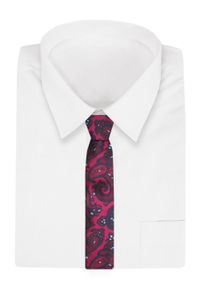 Alties - Męski Krawat - ALTIES - Klasyczny - Duży Wzór Orientalny. Kolor: wielokolorowy. Materiał: tkanina. Styl: klasyczny #2