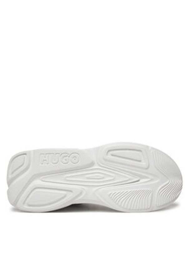 Hugo - HUGO Sneakersy Leon 50536308 Srebrny. Kolor: srebrny. Materiał: materiał, mesh