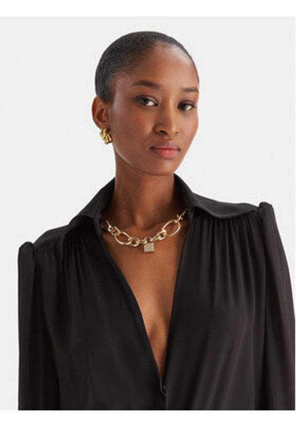 Babylon Body E00514 Czarny Regular Fit. Kolor: czarny. Materiał: wiskoza