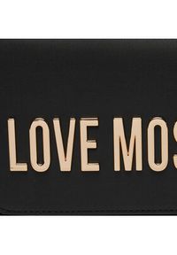 Love Moschino - LOVE MOSCHINO Torebka JC4103PP1IKD0000 Czarny. Kolor: czarny. Materiał: skórzane