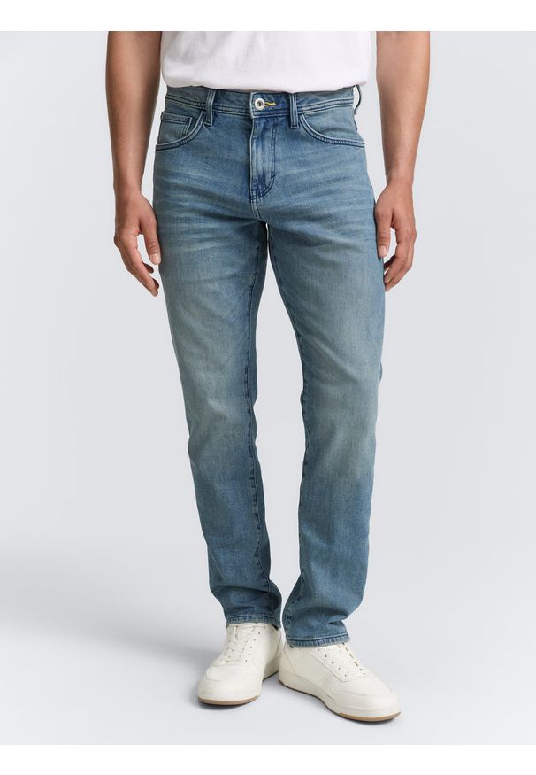 Męskie Spodnie Jeansowe Tom Tailor TTJOSH REGULAR Stone Blue Denim 1048363 10141