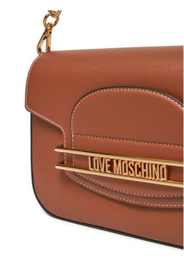 Love Moschino - LOVE MOSCHINO Torebka JC4345PP0LKP0208 Pomarańczowy. Kolor: pomarańczowy. Materiał: skórzane