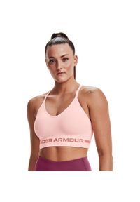 Biustonosz sportowy Under Armour Seamless Low Long Bra XS. Kolor: różowy