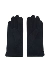 Wittchen - Damskie rękawiczki welurowe. Kolor: czarny. Materiał: welur, skóra. Wzór: aplikacja. Styl: elegancki, klasyczny #4