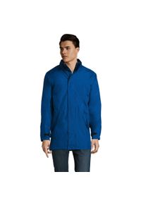 SOL'S - Kurtka Unisex Dla Dorosłych Robyn Z Wyściełaną Podszewką. Kolor: niebieski. Materiał: puch. Sport: turystyka piesza #1
