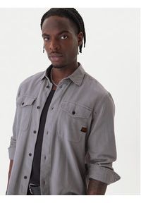 G-Star RAW - G-Star Raw Koszula Marine D24963-D454 Szary ciemny Slim Fit. Kolor: szary. Materiał: bawełna. Styl: marine #5