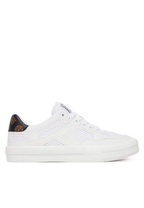Guess Sneakersy FLJCNH DEN12 Biały. Kolor: biały. Materiał: materiał