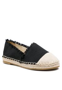 DeeZee Espadryle WSS990-196 Czarny. Kolor: czarny. Materiał: materiał #3