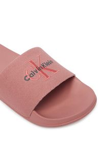 Calvin Klein Klapki Ess Slide Cv HW0HW02958 Różowy. Kolor: różowy. Materiał: materiał #5