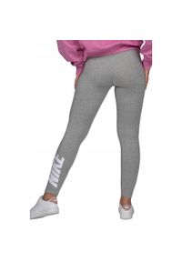 Damskie Legginsy Sportowe Nike. Kolor: szary. Sport: fitness #1
