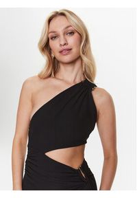 Babylon Sukienka koktajlowa S-E0713U Czarny Slim Fit. Kolor: czarny. Materiał: bawełna. Styl: wizytowy