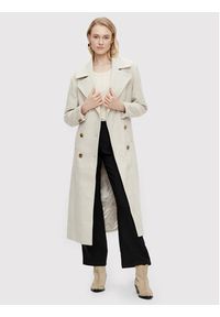 YAS Płaszcz wełniany Mori 26024300 Beżowy Regular Fit. Kolor: beżowy. Materiał: syntetyk #3