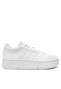 Adidas - adidas Sneakersy Hoops 3.0 Bold J IG6973 Biały. Kolor: biały. Materiał: skóra #1