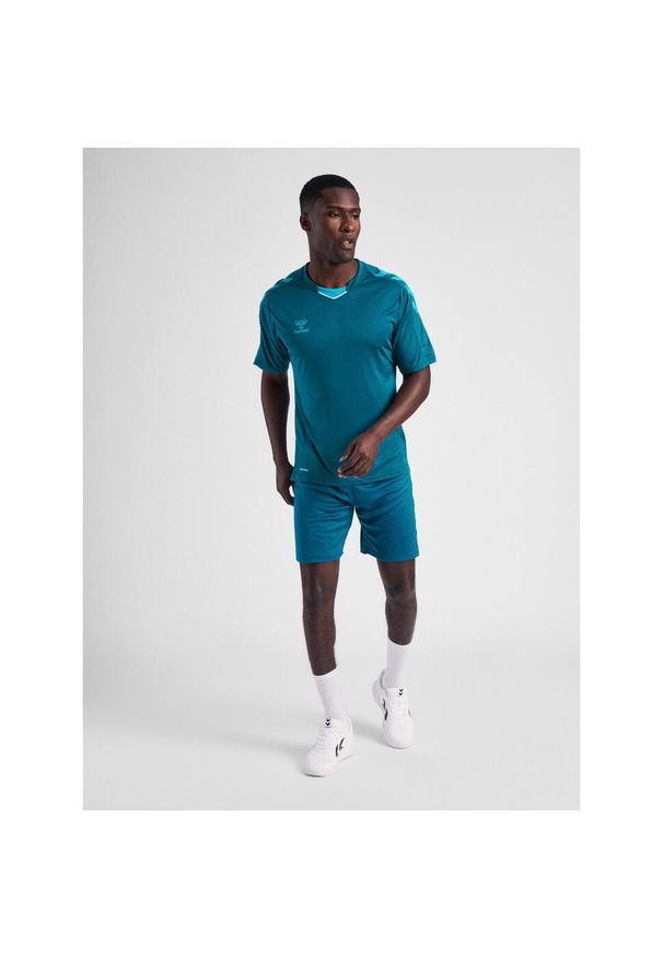 Jersey Hummel hmlhmlCORE. Kolor: turkusowy, niebieski, wielokolorowy. Materiał: jersey. Sport: piłka nożna
