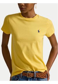 Polo Ralph Lauren T-Shirt 211B14605017 Żółty Classic Fit. Typ kołnierza: polo. Kolor: żółty. Materiał: bawełna #3
