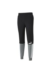 Puma - Spodnie męskie PUMA ESS+ Block Sweatpants TR. Kolor: czarny